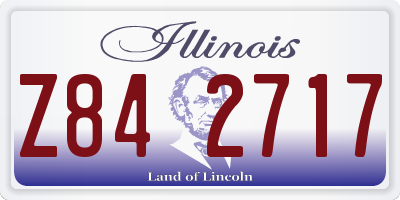 IL license plate Z842717