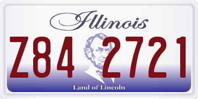 IL license plate Z842721