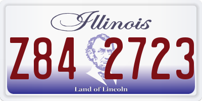 IL license plate Z842723