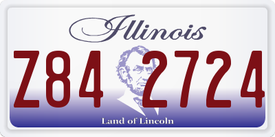IL license plate Z842724