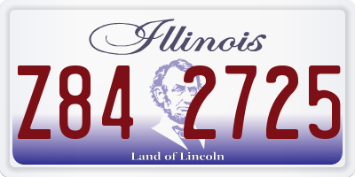 IL license plate Z842725
