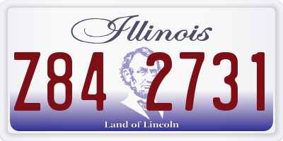 IL license plate Z842731