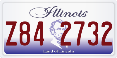 IL license plate Z842732
