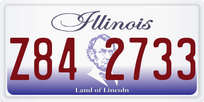 IL license plate Z842733