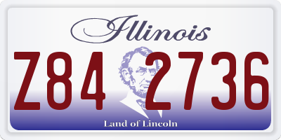 IL license plate Z842736
