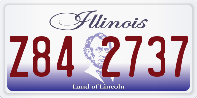 IL license plate Z842737