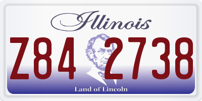 IL license plate Z842738