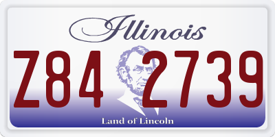 IL license plate Z842739