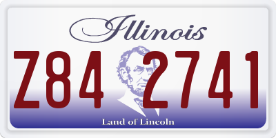 IL license plate Z842741