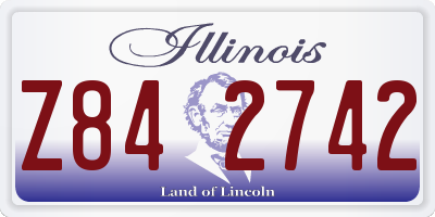 IL license plate Z842742