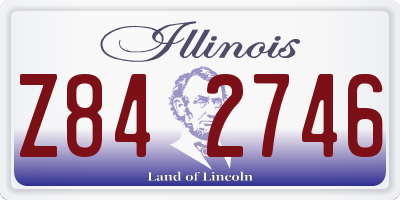 IL license plate Z842746