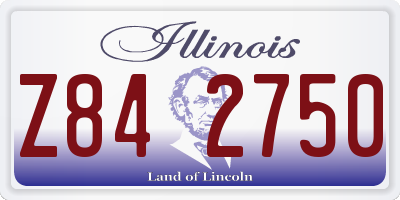 IL license plate Z842750