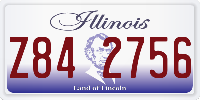 IL license plate Z842756