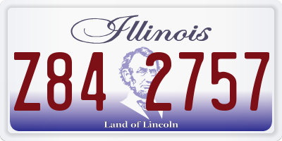 IL license plate Z842757