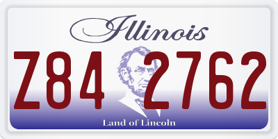 IL license plate Z842762
