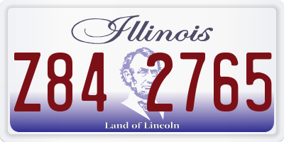 IL license plate Z842765