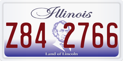 IL license plate Z842766
