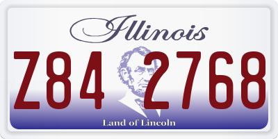 IL license plate Z842768
