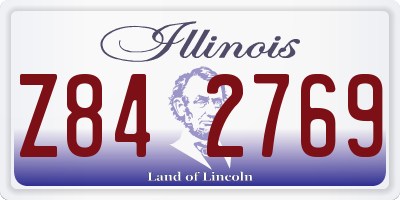 IL license plate Z842769