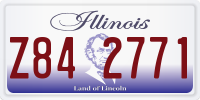 IL license plate Z842771