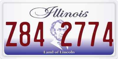 IL license plate Z842774