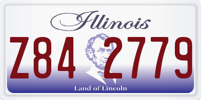 IL license plate Z842779