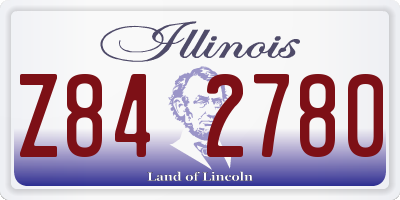 IL license plate Z842780