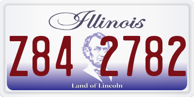 IL license plate Z842782