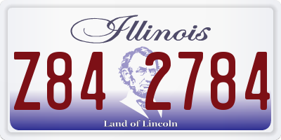 IL license plate Z842784