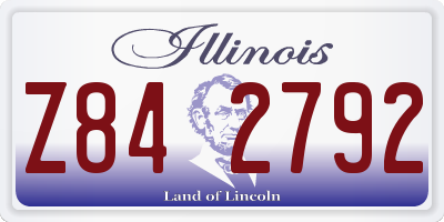 IL license plate Z842792
