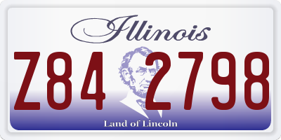 IL license plate Z842798