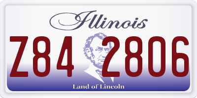 IL license plate Z842806