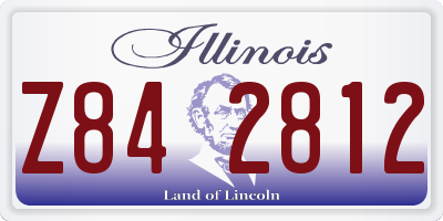 IL license plate Z842812