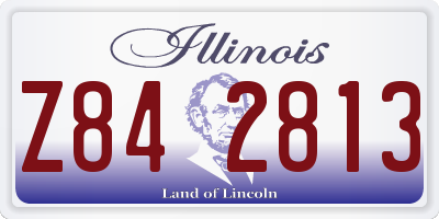 IL license plate Z842813