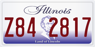 IL license plate Z842817