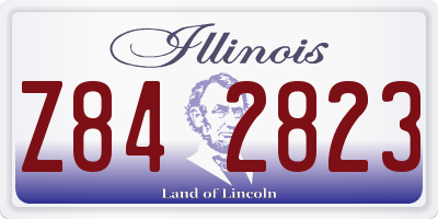 IL license plate Z842823