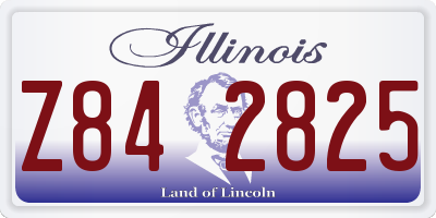IL license plate Z842825