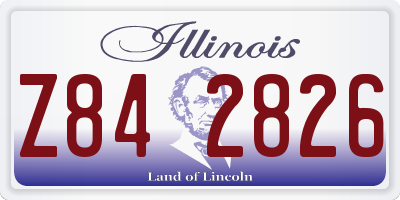 IL license plate Z842826