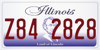 IL license plate Z842828