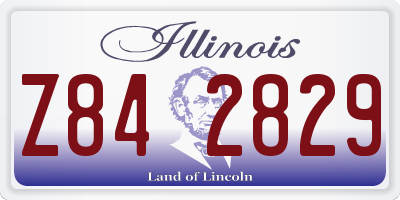 IL license plate Z842829