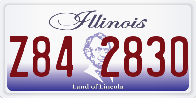 IL license plate Z842830