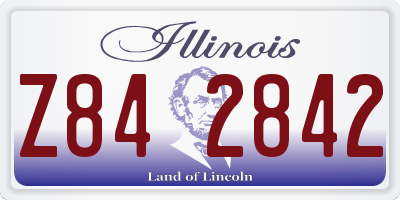 IL license plate Z842842