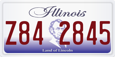 IL license plate Z842845