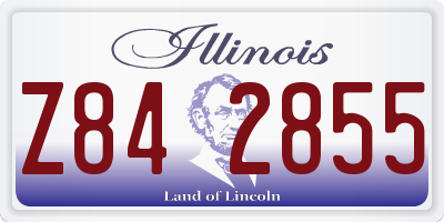 IL license plate Z842855