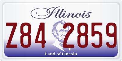 IL license plate Z842859