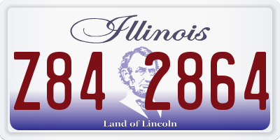 IL license plate Z842864