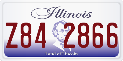 IL license plate Z842866