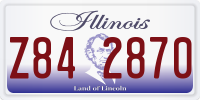 IL license plate Z842870