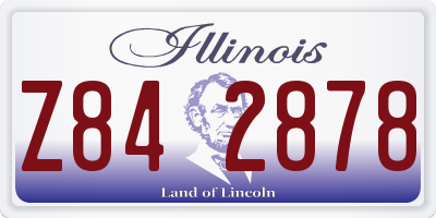 IL license plate Z842878
