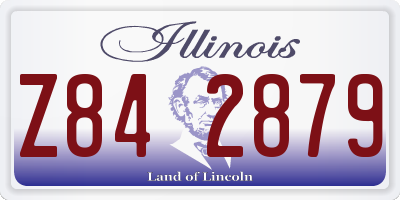 IL license plate Z842879